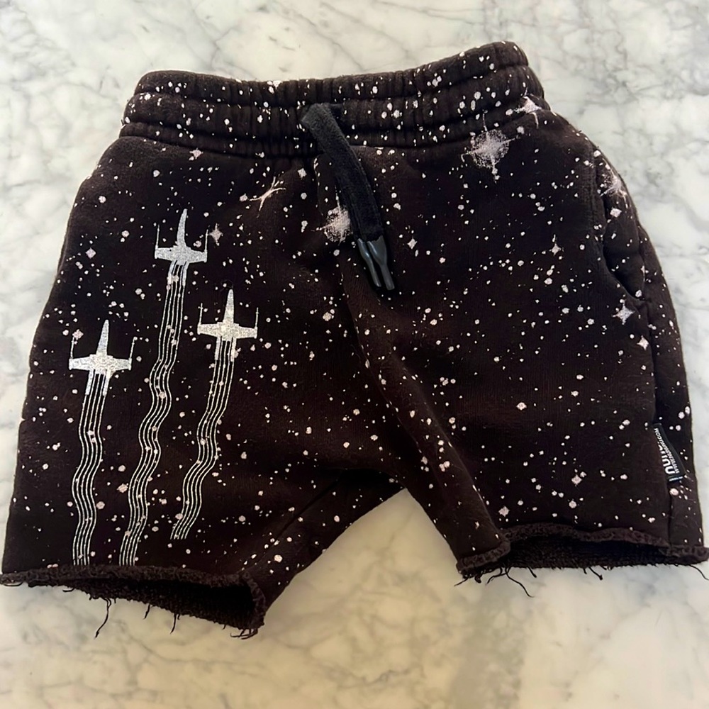 Nununu starwars shorts pants 3-4T